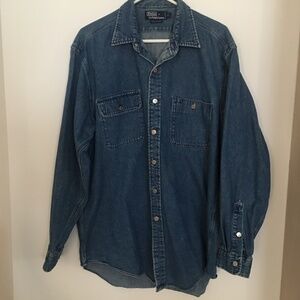 Polo by Ralph Lauren Blue Dungaree/Denim Shirt